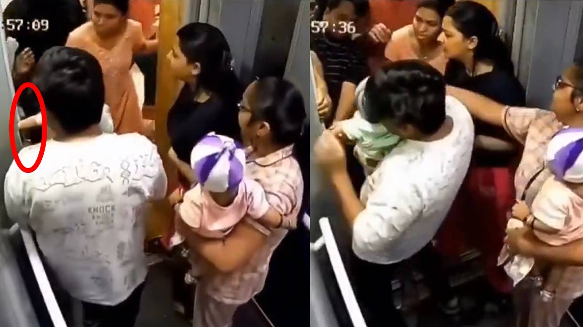 ಲಿಫ್ಟ್ ಬಳಸುವಾಗ ಎಚ್ಚರ: ನೋಡ ನೋಡ್ತಿದ್ದಂತೆಯೇ ಲಿಫ್ಟ್ ಬಾಗಿಲಲ್ಲಿ ಸಿಕ್ಕಿಕೊಂಡ ಮಗುವಿನ ಕೈ - ವಿಡಿಯೋ ವೈರಲ್!!