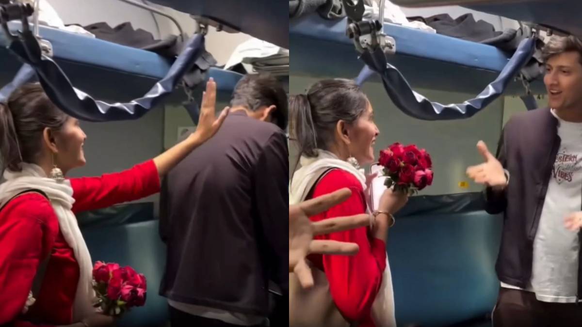 ಕ್ಷಣಮಾತ್ರದ ಭೇಟಿ, ಜೀವಮಾನದ ಭರವಸೆ - ರೈಲು ಹೊರಡುವ ಮುನ್ನ ನಡೆದ ಪ್ರೇಮದ ಅದ್ಭುತ ಸನ್ನಿವೇಶ ವೈರಲ್!!