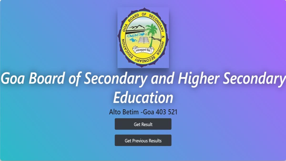Goa Board HSSC Result 2026 Declared: 99.2% Pass, Check Result Link