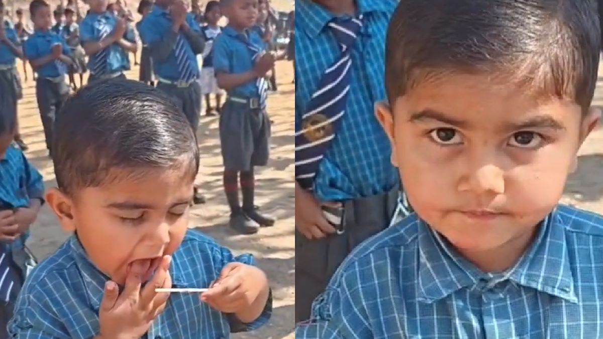 Innocent Schoolboy Eating Chocolate During Prayer Wins Hearts Across the Internet