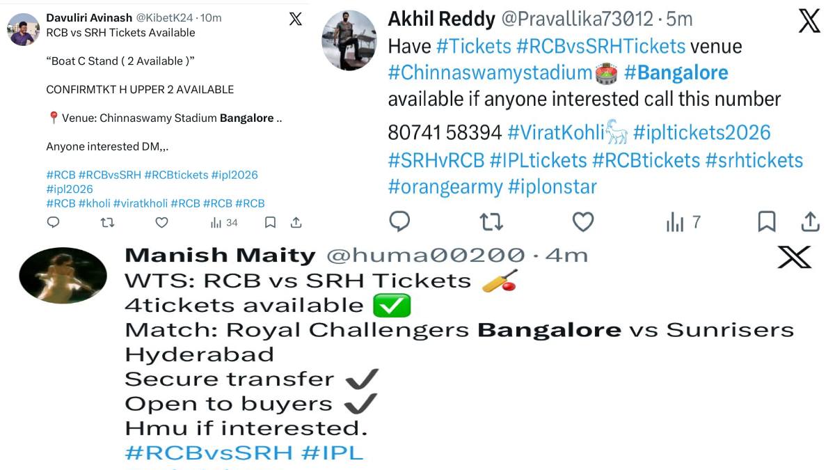 IPL Ticket Black Market: RCB Fans Face Double, Triple Pricing Scam