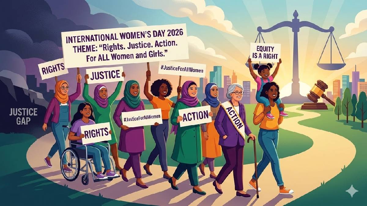 Women’s Day 2026 Theme: Equal Rights and Justice Must Be Delivered to All