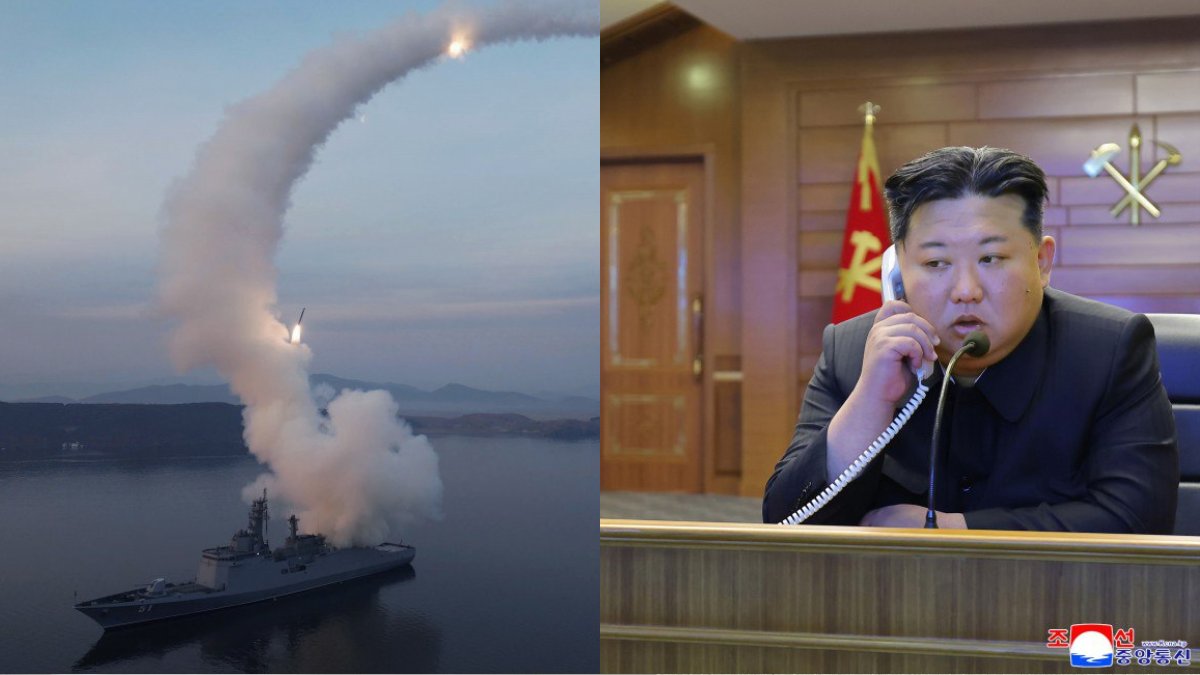 North Korea Test-Fires Strategic Cruise Missiles From Destroyer as Kim Jong Un Watches