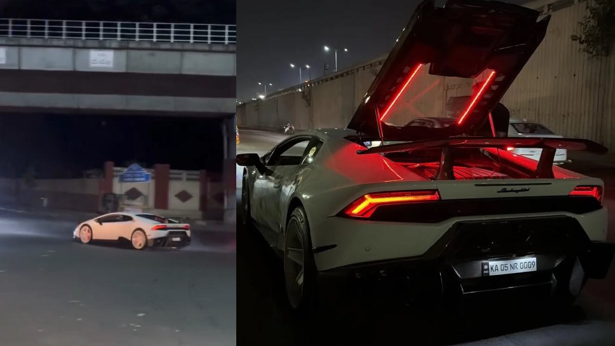 Lamborghini Performs Donuts in Bengaluru, Viral Video Sparks Outrage