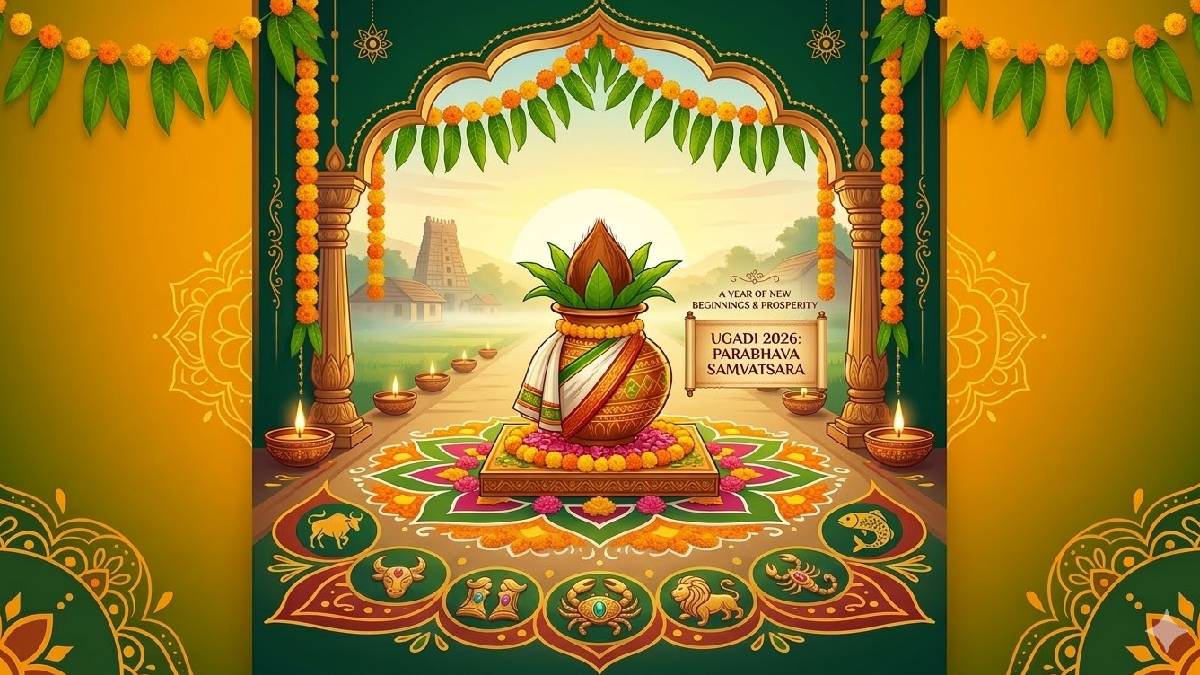 Luckiest Zodiac Signs for Ugadi 2026 (Parabhava Samvatsara)