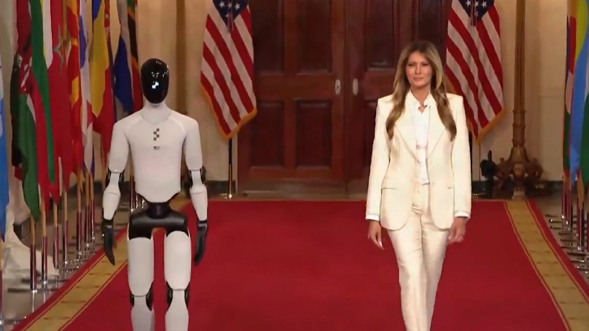 Melania Trump Debuts American Humanoid at White House AI Summit