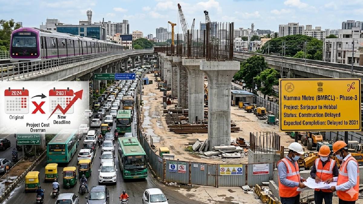 ಮೆಟ್ರೋ 3ನೇ ಹಂತದ ಗಡುವು 2031ಕ್ಕೆ ಶಿಫ್ಟ್ - ಕಾಮಗಾರಿ ತಡವಾಗಲು ಅಸಲಿ ಕಾರಣ 'ಡಬಲ್ ಡೆಕ್ಕರ್' ಮಾದರಿಯೇ?