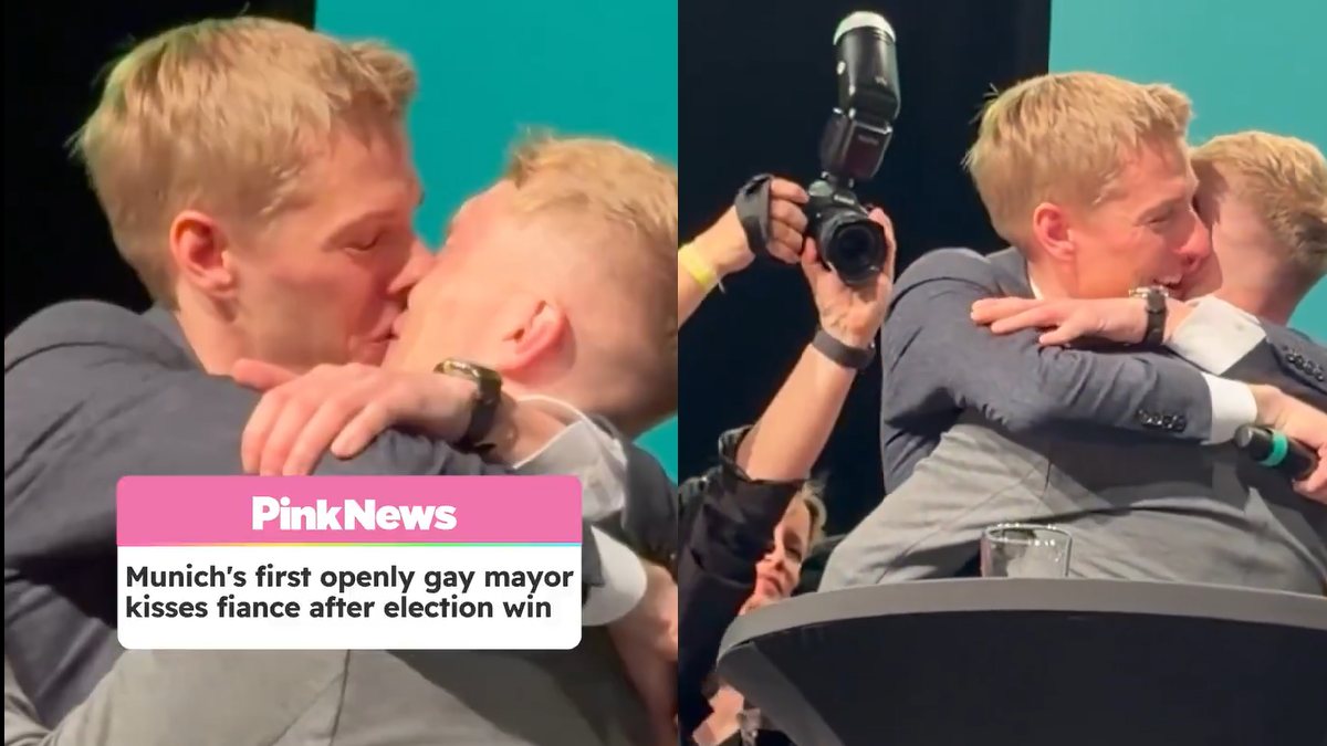 Munich Elects First Openly Gay Mayor, Celebrates Victory with Fiancee