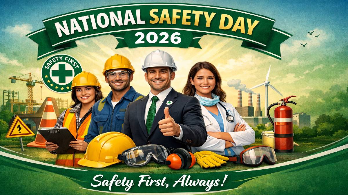 National Safety Day 2026 in India Highlights Workplace and Public Safety Awareness