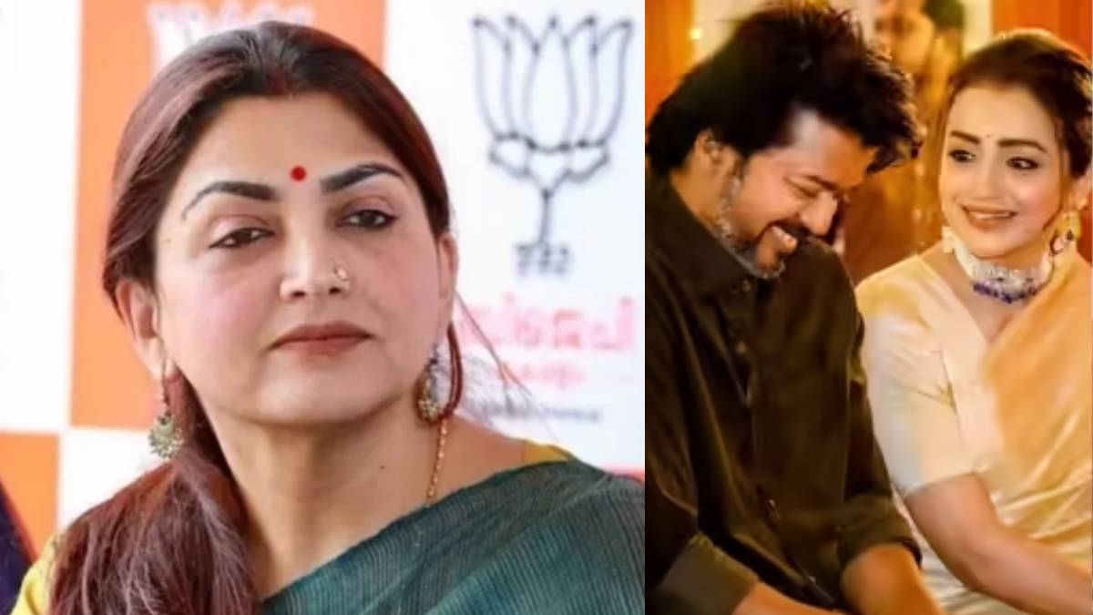 Vijay Trisha - ಟೀಕಾಕಾರರ ಬಾಯಿ ಮುಚ್ಚಿಸಿದ ಸ್ಯಾಂಡಲ್‌ವುಡ್ ಹಾಗೂ ಕಾಲಿವುಡ್ ನಟಿ ಖುಷ್ಬೂ!!