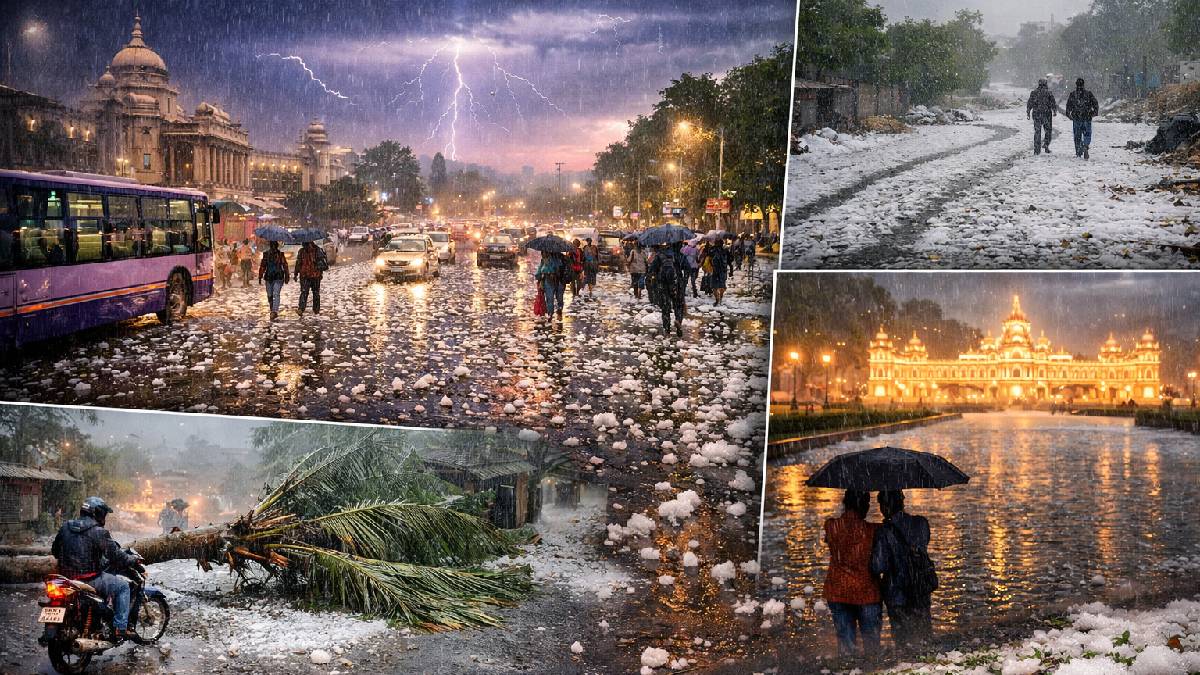 ರಾಜ್ಯಕ್ಕೆ ವರುಣನ ಎಂಟ್ರಿ - ಎಲ್ಲಿ ಸುರಿಯಿತು ಆಲಿಕಲ್ಲು? ಎಲ್ಲೆಲ್ಲಿ ಬಿರುಗಾಳಿ ಅಬ್ಬರ? ಪೂರ್ಣ ವರದಿ ಇಲ್ಲಿದೆ!!