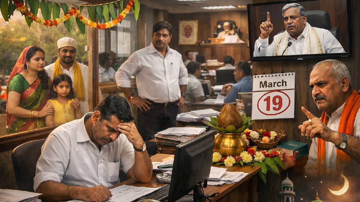 ಯುಗಾದಿ ಹಬ್ಬಕ್ಕೆ ಸರ್ಕಾರಿ ಸಿಬ್ಬಂದಿಗೆ ಶಾಕ್ - ರಜೆ ದಿನವೂ ಕಚೇರಿಗೆ ಹಾಜರಾಗಲು ಕಂದಾಯ ಇಲಾಖೆ ಖಡಕ್ ಆದೇಶ!!