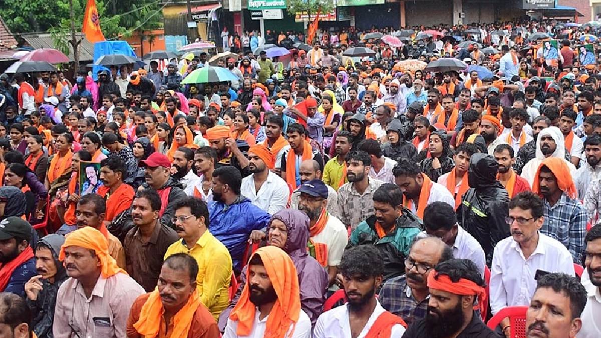 ವಿರೋಧಿಸಿ ಮೆರವಣಿಗೆ ನಡೆಸಿದ ಶ್ರೀಕಾಂತ ಶೆಟ್ಟಿ ತಂಡ ಪೊಲೀಸರ ವಶಕ್ಕೆ