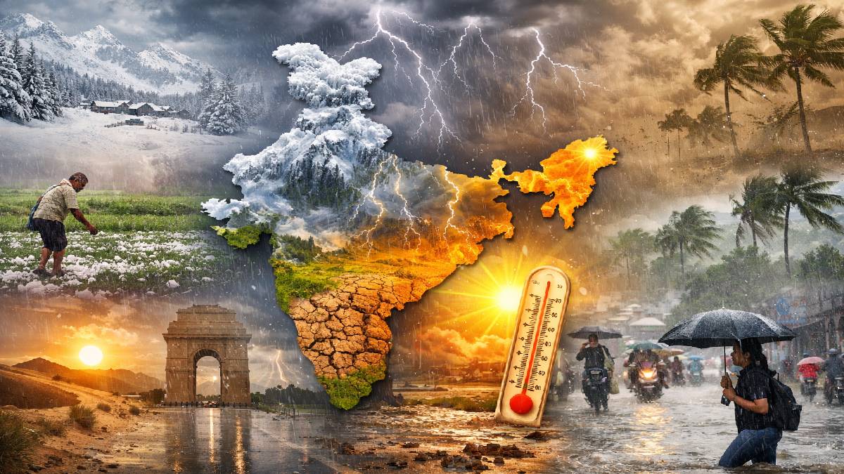 ಬಿಸಿಲ ಬೇಗೆಯ ನಿರೀಕ್ಷೆಯಲ್ಲಿದ್ದವರಿಗೆ ಶಾಕ್ - ದೇಶದಾದ್ಯಂತ ಮಳೆರಾಯನ ಅಬ್ಬರ!!