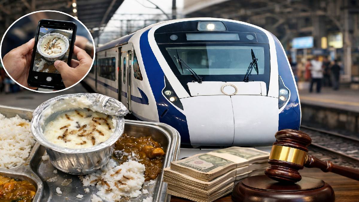ವಂದೇ ಭಾರತ್ ರೈಲಿನ ಊಟದಲ್ಲಿ ಹುಳು ಪತ್ತೆ - ವಂದೇ ಭಾರತ್ ಊಟದ ಗುಣಮಟ್ಟದ ಬಗ್ಗೆ ರೈಲ್ವೆ ಇಲಾಖೆಯ ಖಡಕ್ ನಿರ್ಧಾರ!!
