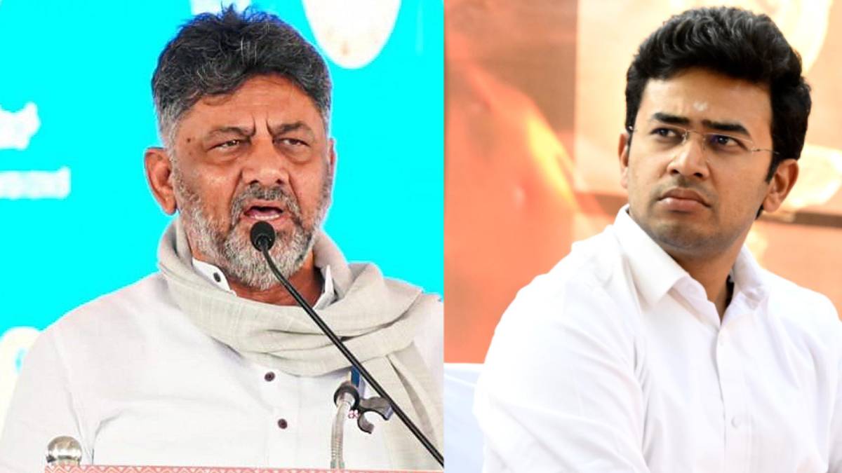 ಚಿನ್ನಸ್ವಾಮಿ ಮೈದಾನಕ್ಕೂ ಮುನ್ನ ವಿಧಾನಸಭೆಯಲ್ಲೇ 'ಟಿಕೆಟ್ ಮ್ಯಾಚ್ - ತೇಜಸ್ವಿ ಸೂರ್ಯ vs ಡಿಕೆಶಿ!!