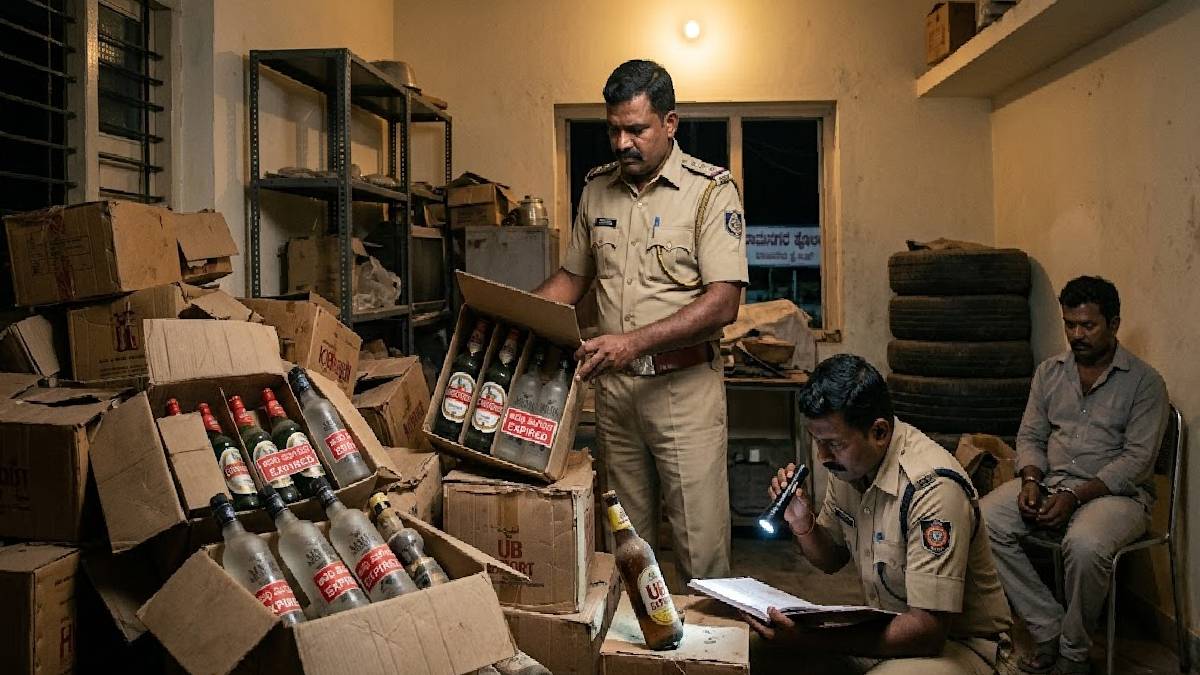 640 ಬಾಕ್ಸ್‌ಗಳ ಮದ್ಯ ಎಲ್ಲಿ ಹೋಯಿತು? ರಾಮನಗರದಲ್ಲಿ ಬಯಲಾಯ್ತು ಅಕ್ರಮ ಮದ್ಯದ ಜಾಲ!!