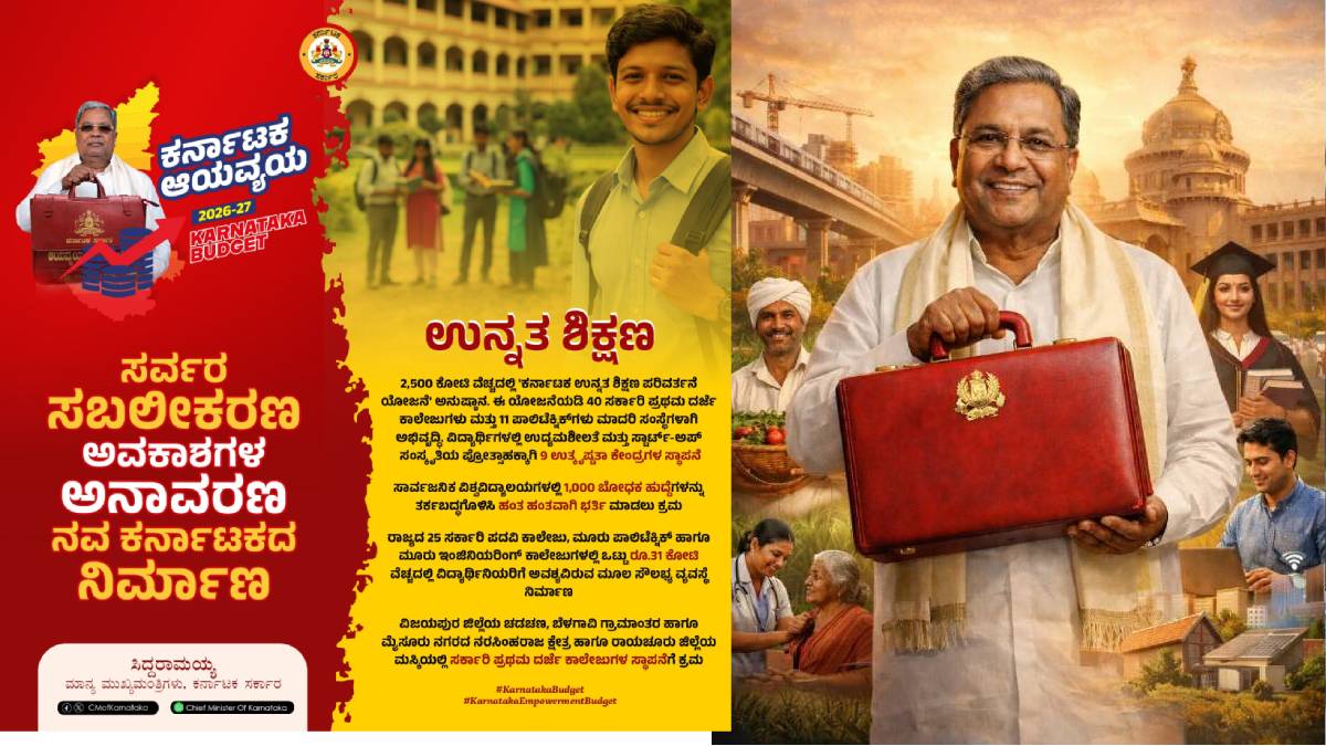 ಬಜೆಟ್ 2026 : ತಂತ್ರಜ್ಞಾನ ಮತ್ತು ಸಾಮಾಜಿಕ ನ್ಯಾಯಕ್ಕೆ ಸಿಕ್ಕಿತು ಬಜೆಟ್ ಬೆಂಬಲ!!