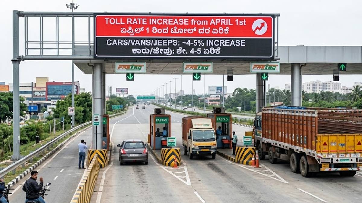 ಏಪ್ರಿಲ್ 1ರಿಂದ ಹೆದ್ದಾರಿ ಪ್ರಯಾಣ ದುಬಾರಿ - ಕರ್ನಾಟಕದ ಈ 9 ರಸ್ತೆಗಳಲ್ಲಿ ಟೋಲ್ ದರ ಏರಿಕೆ ಫಿಕ್ಸ್!!