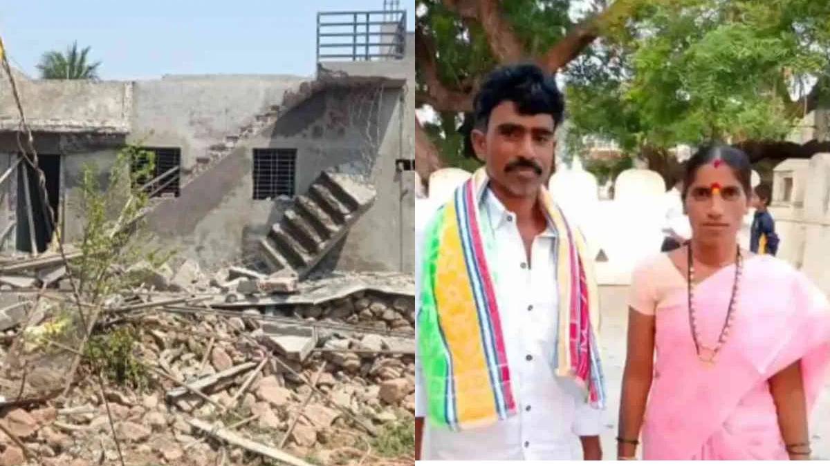 ಸಾವಿನಲ್ಲೂ ಒಂದಾದ ದ್ಯಾವಪ್ಪ-ಶಿವಮ್ಮ - ಹಗಲಿರುಳು ಶ್ರಮಪಟ್ಟು ಕಟ್ಟುತ್ತಿದ್ದ ಮನೆ ಕುಸಿದು ದಂಪತಿಗಳ ದಾರುಣ ಅಂತ್ಯ!!