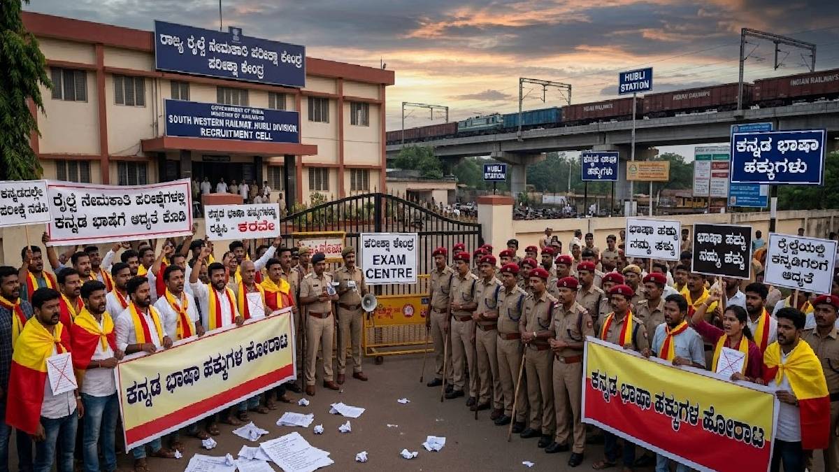 ಭಾಷಾ ವಿವಾದ - ದಿಢೀರ್ ರೈಲ್ವೆ ಪರೀಕ್ಷೆ ರದ್ದಾದ ಹಿಂದಿನ ಅಸಲಿ ಕಾರಣ ಇಲ್ಲಿದೆ!!