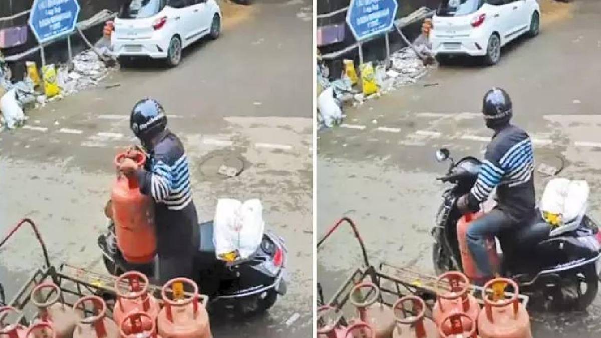 ಚಿನ್ನ-ಬೆಳ್ಳಿ ಬಿಟ್ಟು ಸಿಲಿಂಡರ್ ಬೆನ್ನತ್ತಿದ ಕಳ್ಳರು - ಬೆಂಗಳೂರಿನಲ್ಲಿ ನಡೆದ ಹಗಲು ದರೋಡೆಯ ಸಿಸಿಟಿವಿ ದೃಶ್ಯ ವೈರಲ್!!