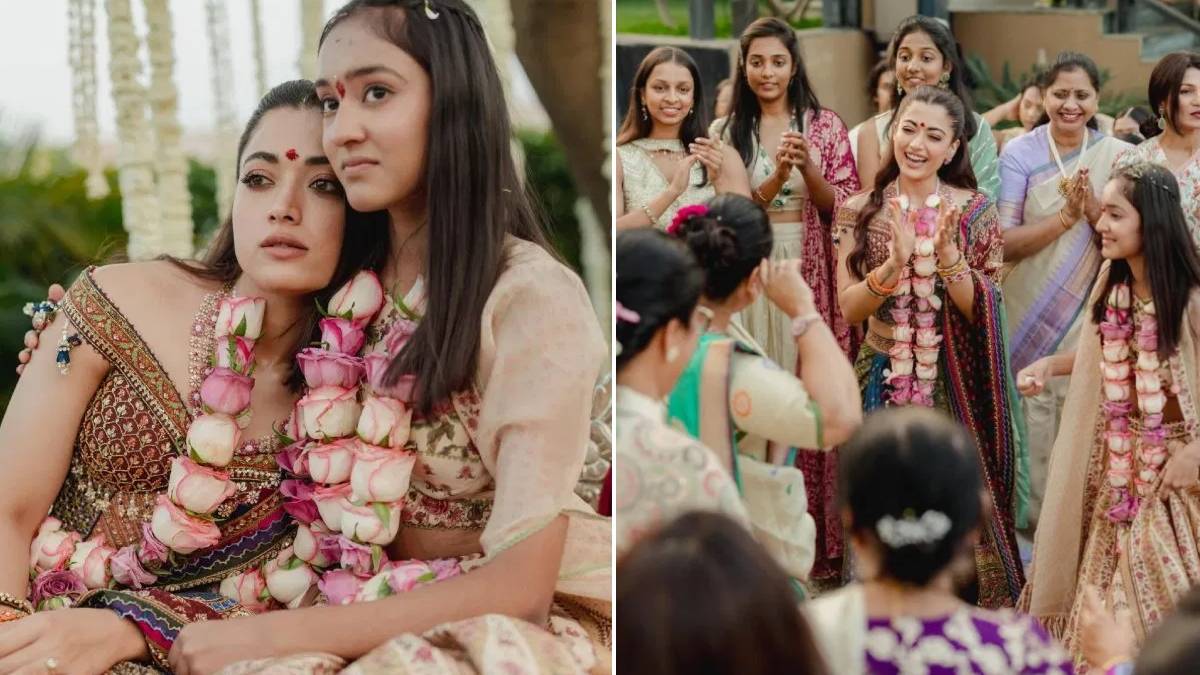 ಅಕ್ಕನ ಮದುವೆಯಲ್ಲಿ ಮಿನುಗಿದ ತಂಗಿ - ರಶ್ಮಿಕಾ-ಶಿಮನ್ ಜೋಡಿಯ ಮುದ್ದಾದ ಫೋಟೋಗಳು ವೈರಲ್!!