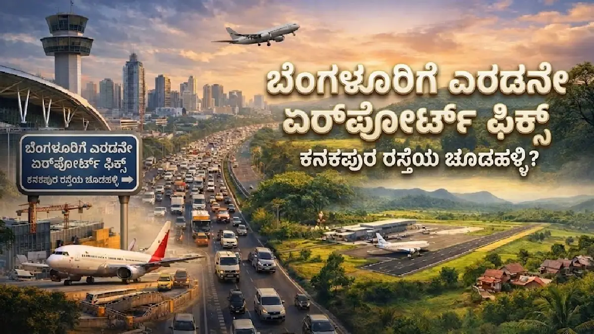 ಬೆಂಗಳೂರಿಗೆ ಎರಡನೇ ಏರ್‌ಪೋರ್ಟ್ ಫಿಕ್ಸ್ -ಕನಕಪುರ ರಸ್ತೆಯ ಚೂಡಹಳ್ಳಿ? ಇಲ್ಲಿದೆ ಕಂಪ್ಲಿಟ್ ಡಿಟೇಲ್ಸ್!!