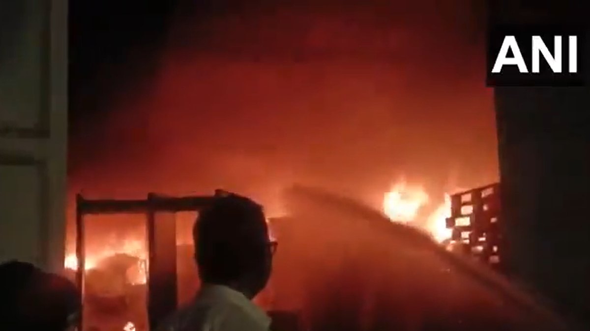 Massive Fire at Noida Factory Near Harola, Workers Feared Trapped