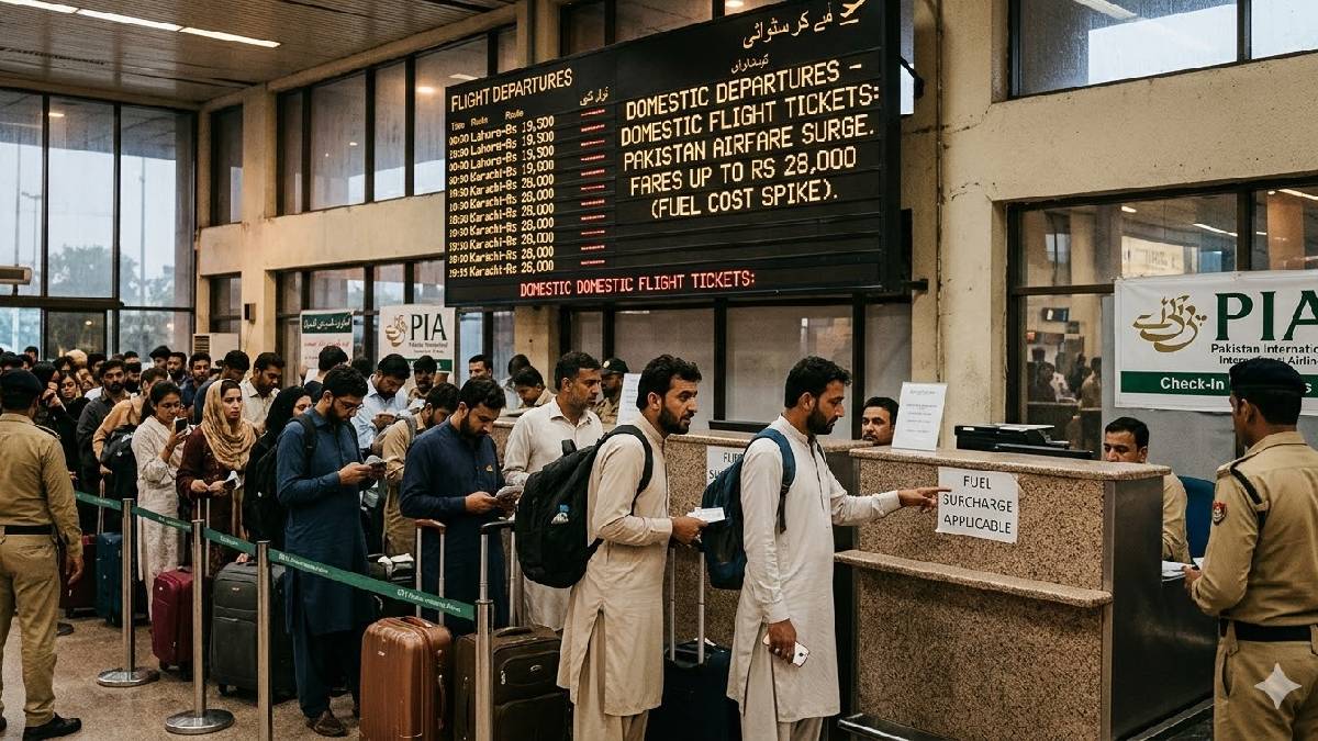 Pakistan Airfare Surge: Domestic Flight Ticket Prices Jump to Rs 28,000 Amid Fuel Cost Spike