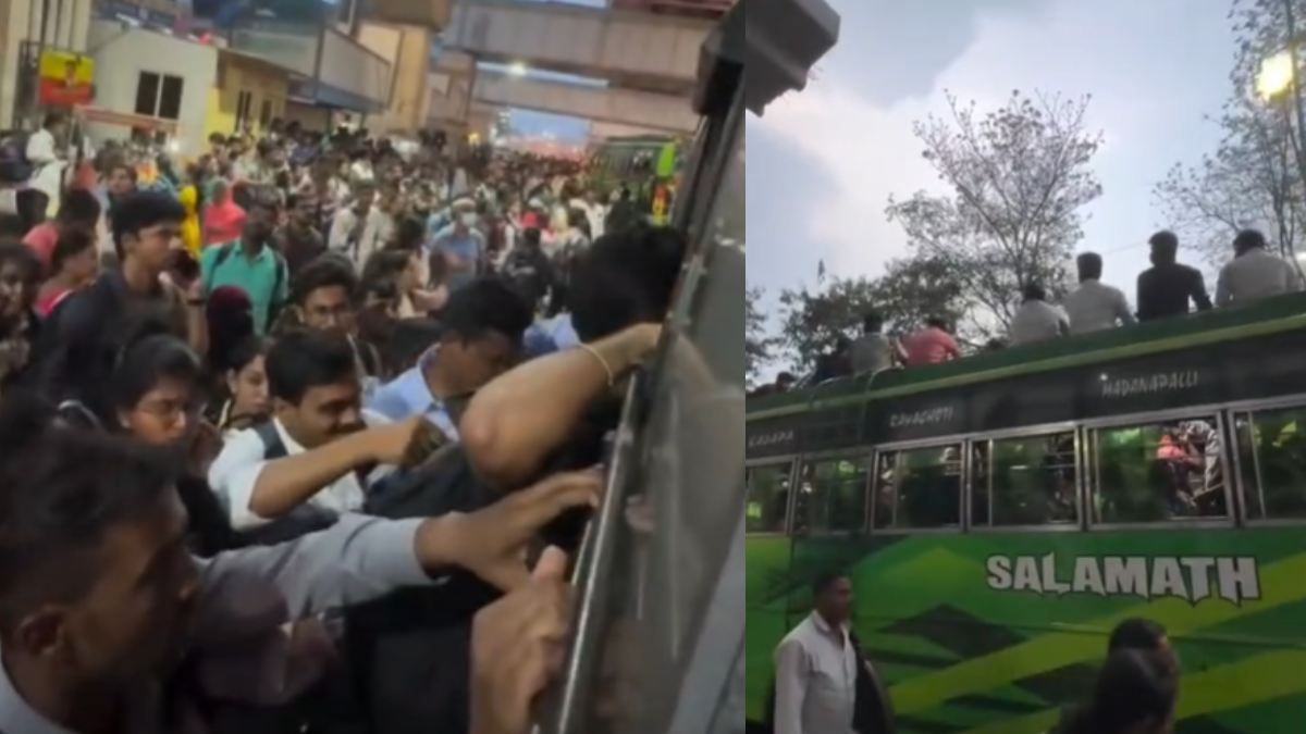 Private Buses in KR Puram Violate Rules, Endanger Passengers During Ugadi Festival Rush