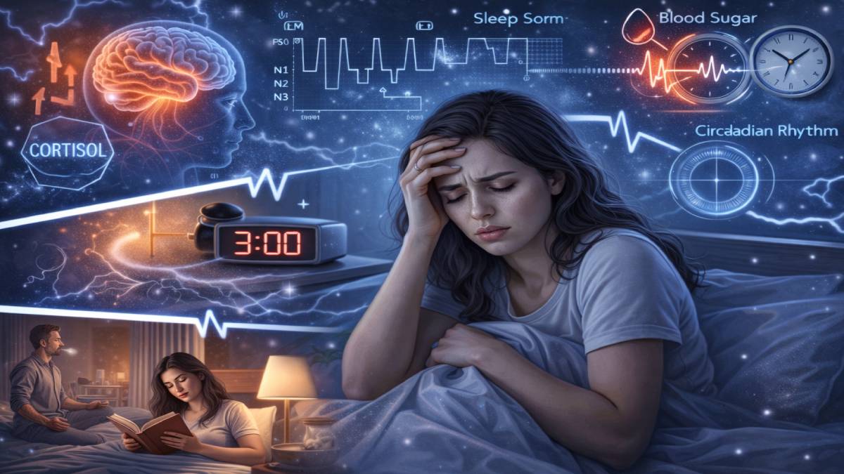 ಪ್ರತಿ ರಾತ್ರಿ ಸರಿಯಾಗಿ 3 ಗಂಟೆಗೆ ಕಣ್ಣು  ಬಿಡ್ತೀರಾ? ನಿಮ್ಮ ದೇಹದ ಈ ರಹಸ್ಯ ಸಂಕೇತಗಳನ್ನು ನಿರ್ಲಕ್ಷಿಸಬೇಡಿ!!