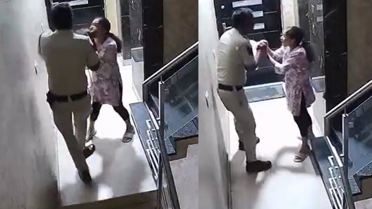 ಸಿಸಿಟಿವಿ ವಿಡಿಯೋ ಬಯಲು ಮಾಡಿದ ಅಸಲಿ ಸತ್ಯ - ಸೀದಾ ಮನೆಗೆ ನುಗ್ಗಿದ ಪೊಲೀಸಪ್ಪ ಮಾಡಿದ್ದೇನು ನೀವೇ ನೋಡಿ!!