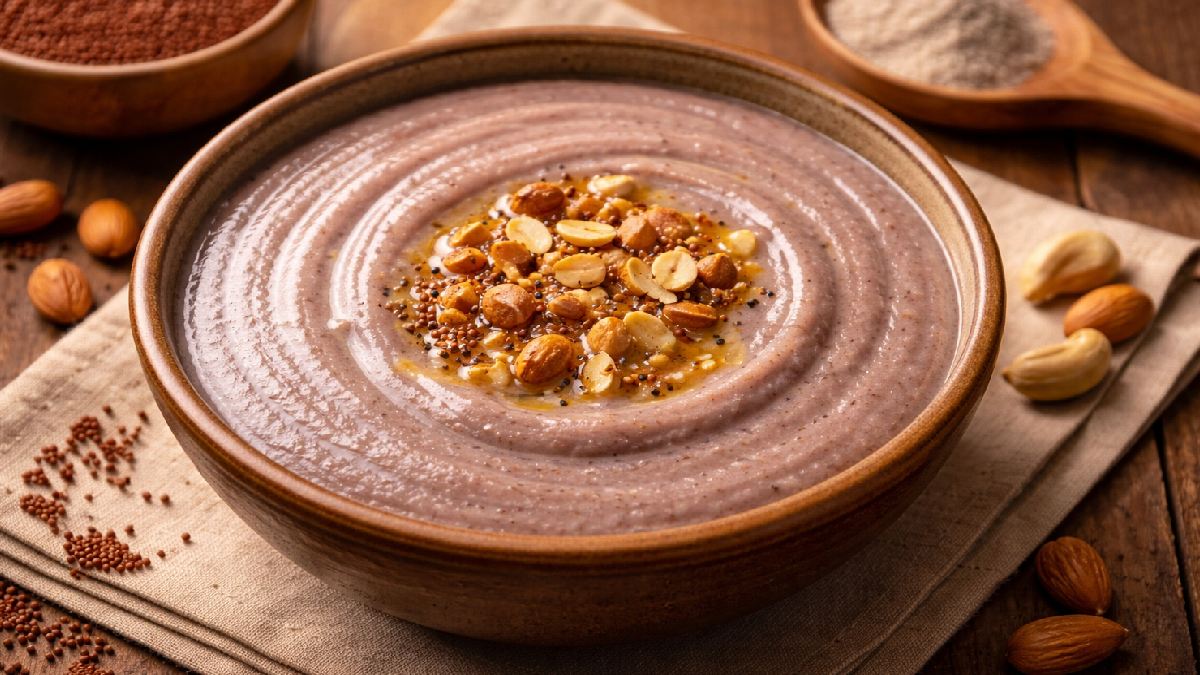 Ragi Porridge / Ragi Drink – A Good, Cooling Traditional Beverage