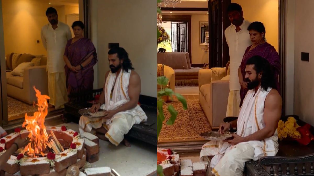 Chiranjeevi Performs Special Homam on Ram Navami and Ram Charan’s Birthday