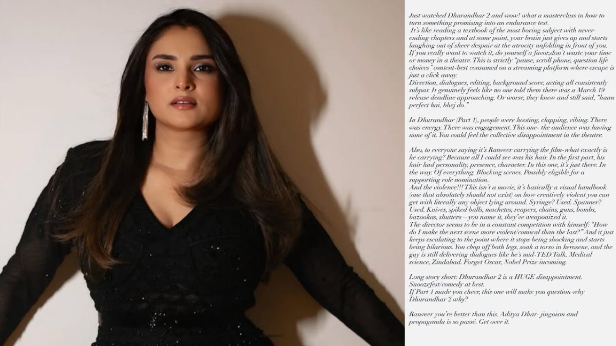 ‘Dhurandhar: The Revenge’: Ramya Expresses Disappointment Over ‘Dhurandhar 2’ in Candid Post