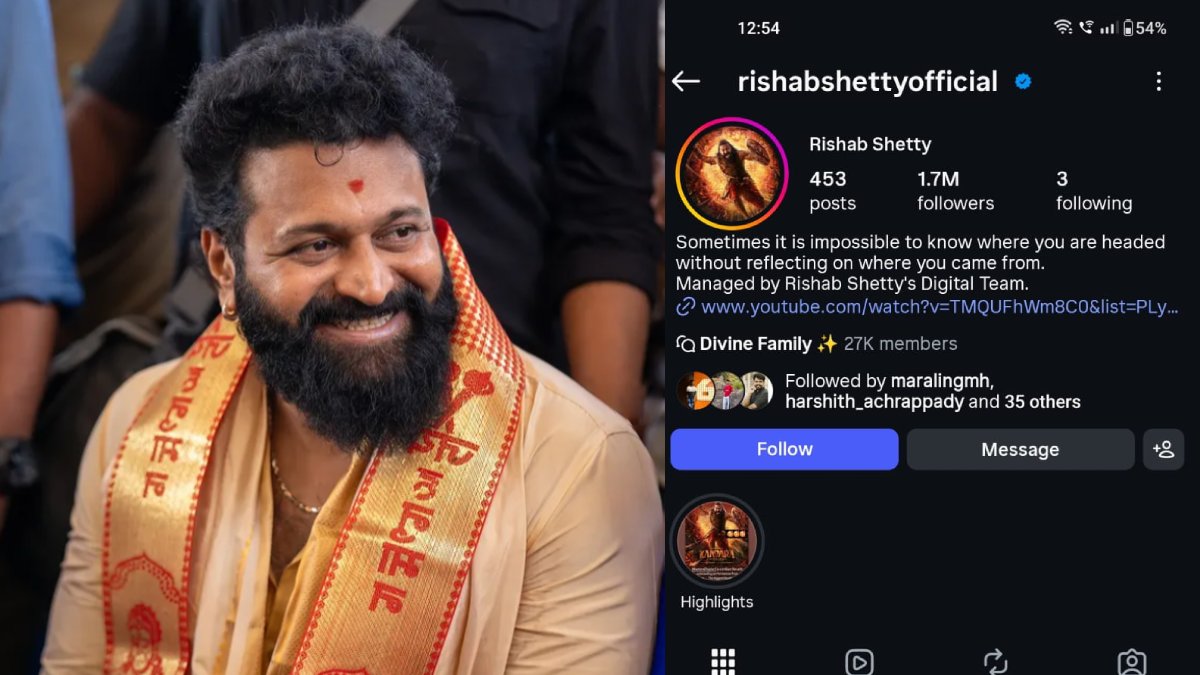 Rishab Shetty Unfollows Rakshit Shetty, Hombale Films and Others; Fans Speculate Reasons