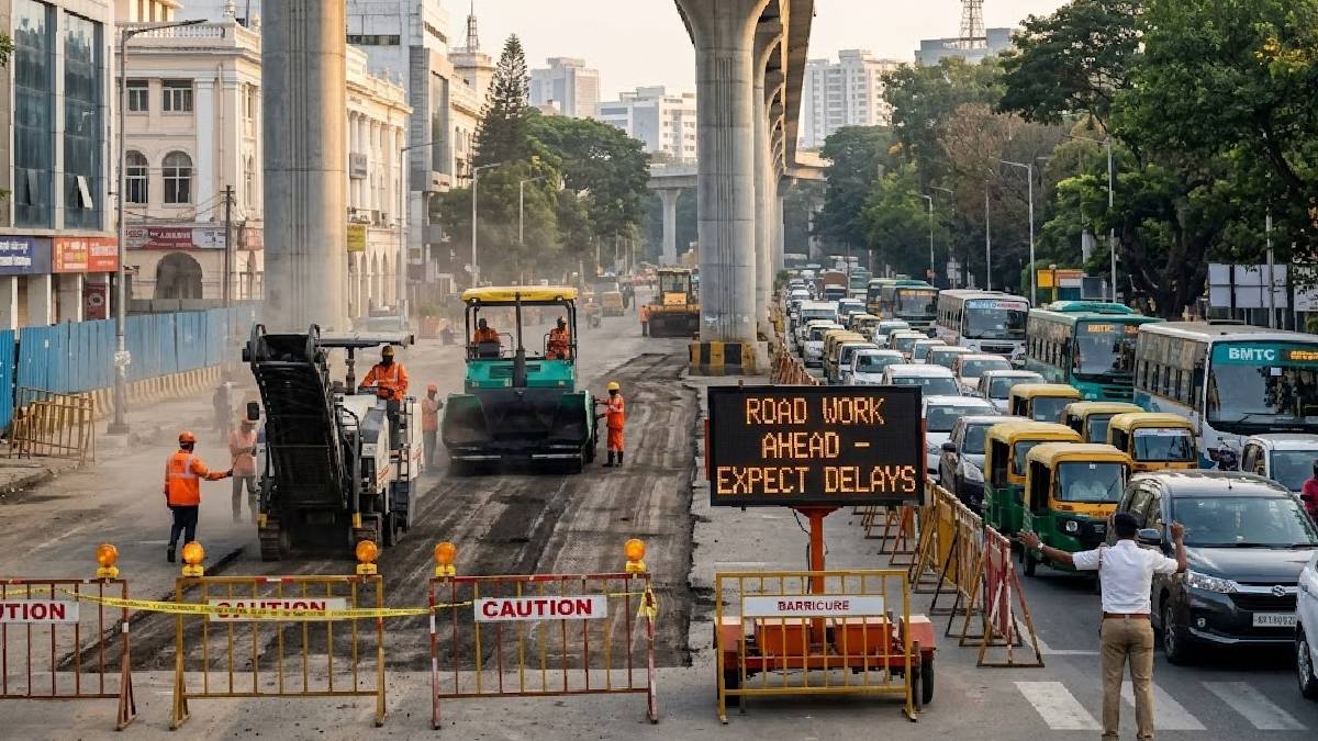 ಬೆಂಗಳೂರು ಎಂ.ಜಿ. ರಸ್ತೆ ಸವಾರರೇ ಗಮನಿಸಿ - ನಾಳೆಯಿಂದ 15 ದಿನಗಳ ಕಾಲ ಟ್ರಾಫಿಕ್ ಕಂಟಕ ಇಲ್ಲಿದೆ ಹೊಸ ಪ್ಲಾನ್!!