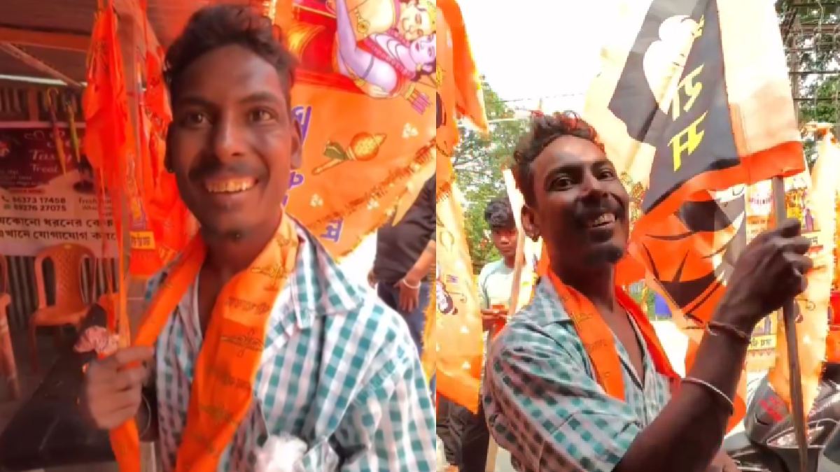 Ram Navami in Rural Bengal Inspires Hindu Brotherhood Through a Saffron Flag Gift