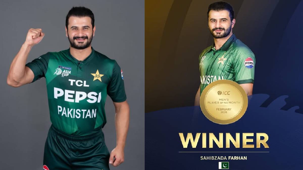 Sahibzada Farhan Honoured With ICC Men’s Player of the Month Award