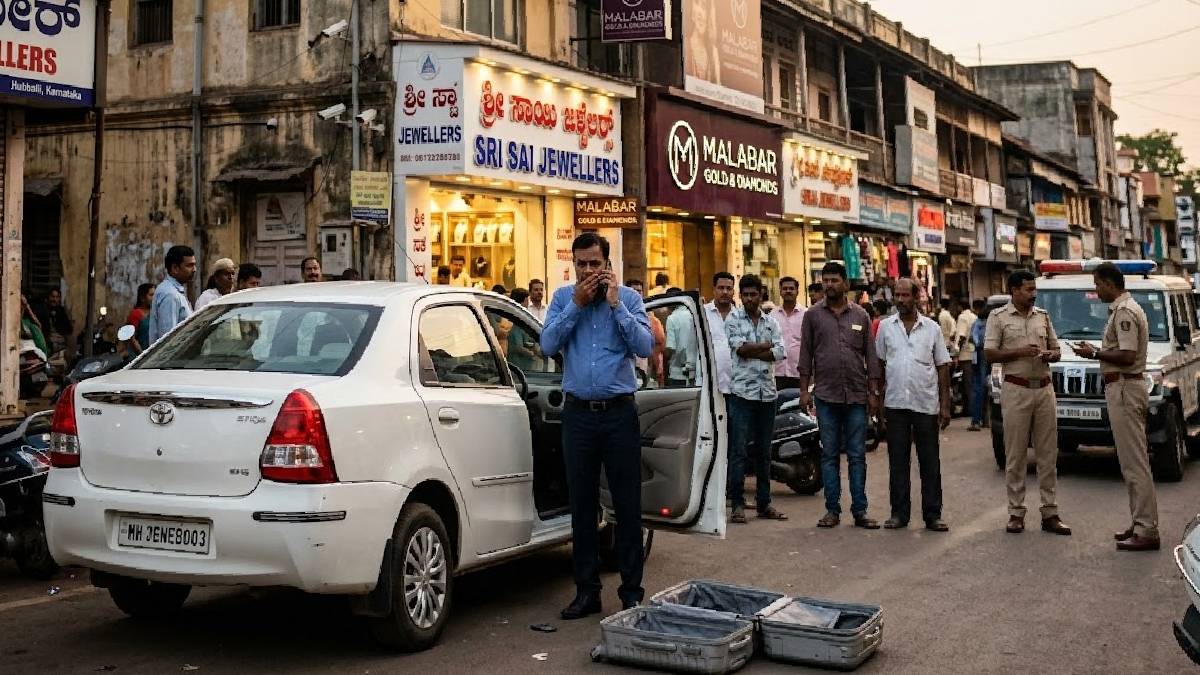 24 ಕೆಜಿ ಬೆಳ್ಳಿ ಆಭರಣಗಳೊಂದಿಗೆ ಕೆಲಸಗಾರ ಪರಾರಿ - ಬೆಂಗಳೂರು ವ್ಯಾಪಾರಿಗೆ ಹುಬ್ಬಳ್ಳಿಯಲ್ಲಿ ಬಿಗ್ ಶಾಕ್!!