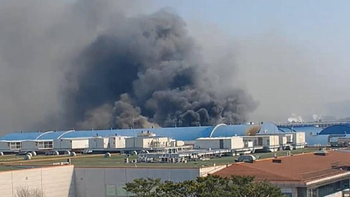 South Korea Factory Fire: 50 Injured in Auto Parts Plant Blaze