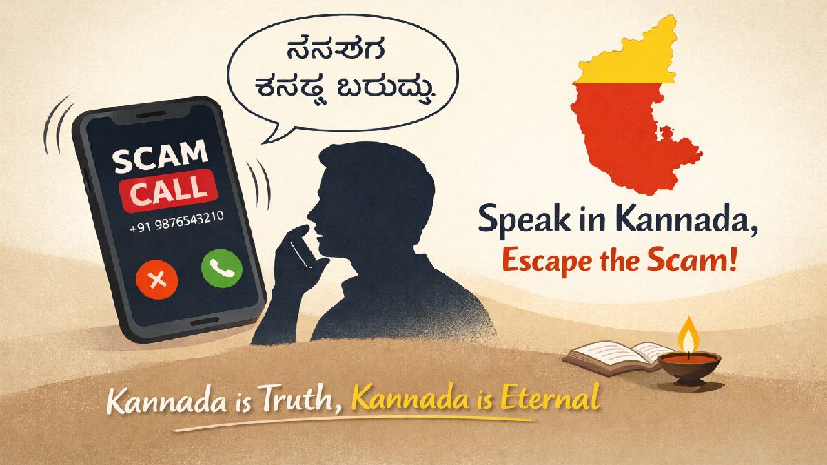 Speak Kannada, Escape Scam Calls, Celebrate Identity, and Preserve Karnataka’s Heritage