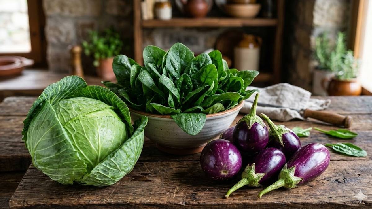 What Happens When You Eat Spinach, Cabbage and Brinjal Without Cooking