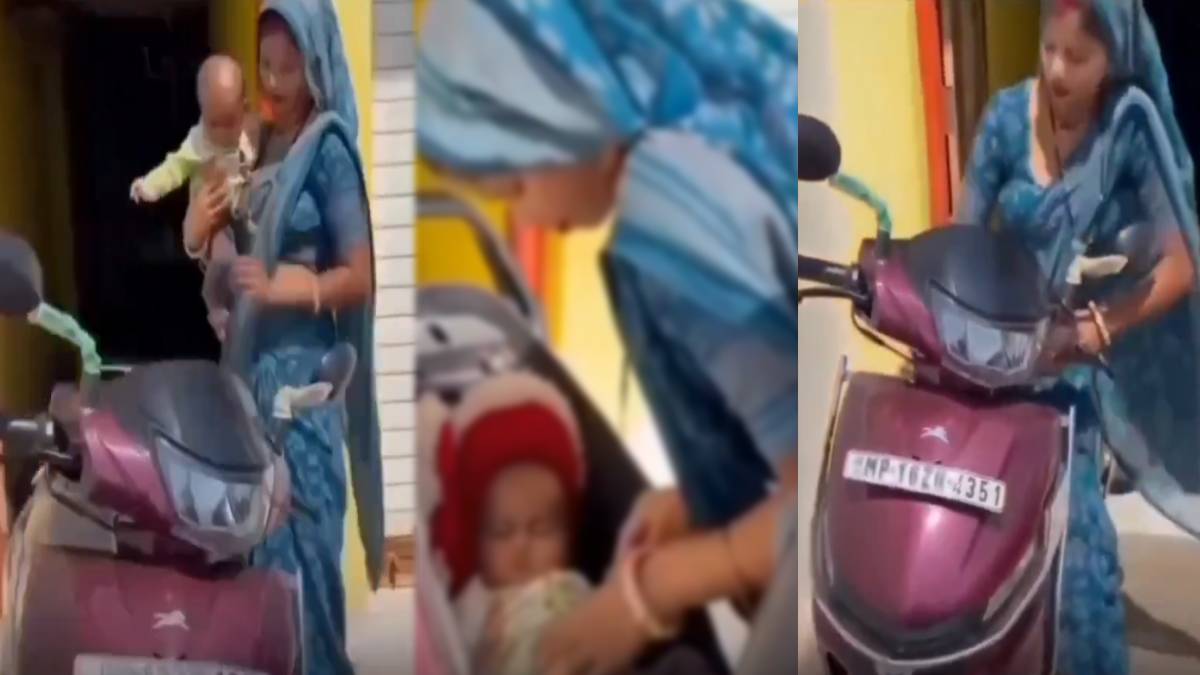 ಸ್ಕೂಟರ್ ಡಿಕ್ಕಿಯಲ್ಲಿ ಮಗು – ವೈರಲ್ ವಿಡಿಯೋಗೆ ಆಕ್ರೋಶ!! | Photo Credit: X@thetatvaindia