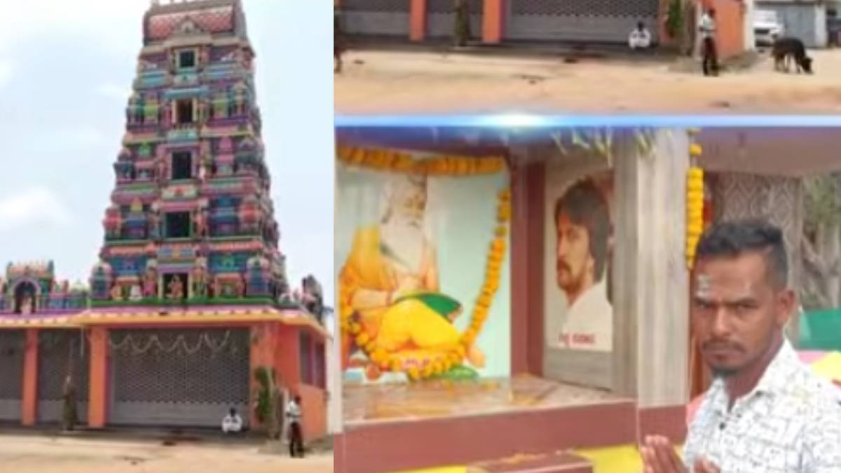 Devotion Beyond Cinema – Fan Builds Temple for Kiccha Sudeep in Talavadi, Tamil Nadu