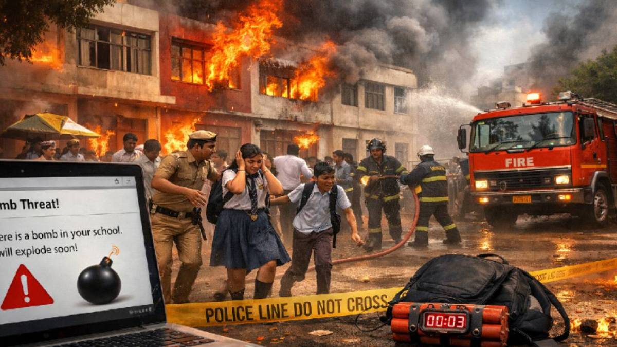 ದೆಹಲಿಯ ಶಾಲೆಗಳಿಗೆ ಬಾಂಬ್ ಬೆದರಿಕೆ - ಆತಂಕದ ನಡುವೆ ಪೋಷಕರು ಮತ್ತು ಮಕ್ಕಳ ಪರದಾಟ!!