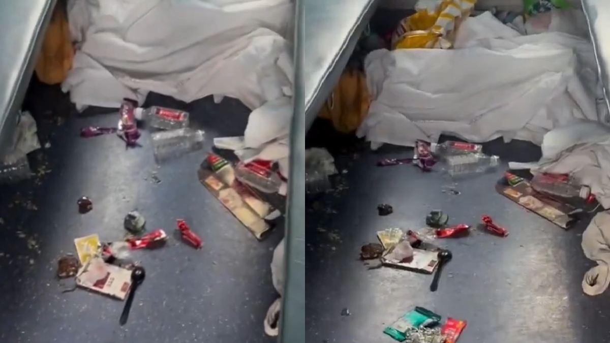 School Kids on Manali Trip Leave Train Coach Messy, Sparking Cleanliness Debate