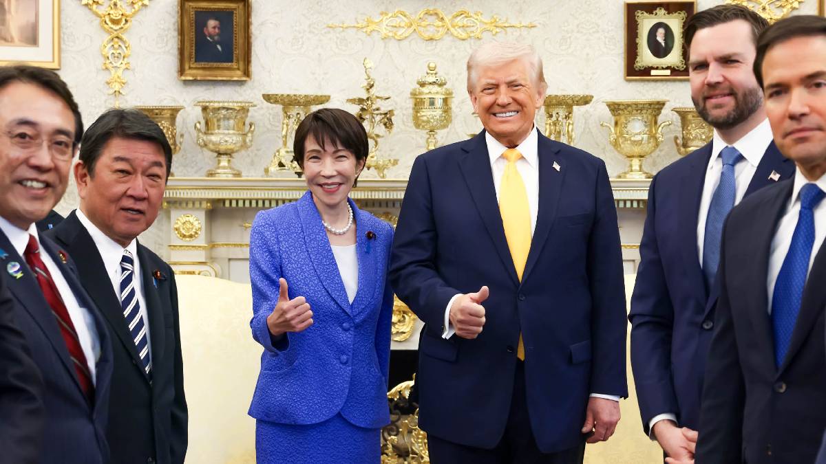 Trump’s Pearl Harbor Joke Shocks Meeting With Japan’s Leader Sanae Takaichi