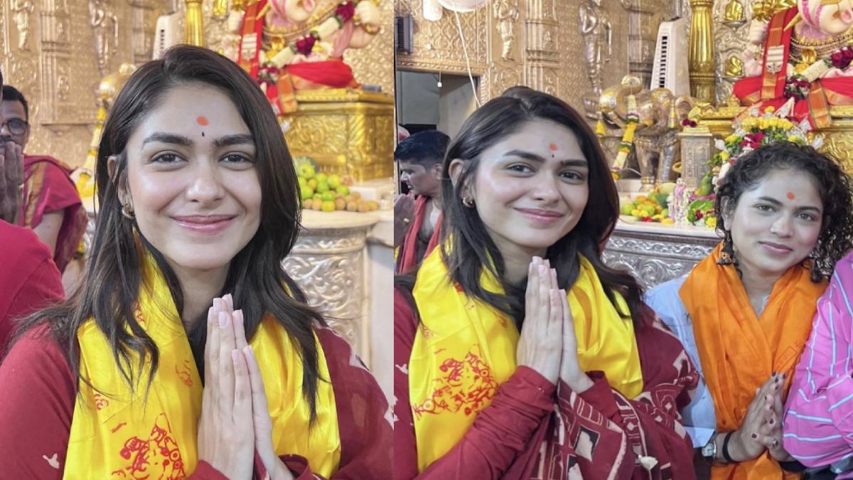 ದೈವದ ಮೊರೆ ಹೋದ ನಟಿ ಮೃಣಾಲ್ ಠಾಕೂರ್ - 'ಡಕಾಯತ್' ಯಶಸ್ಸಿಗಾಗಿ ಗಣೇಶನ ಸನ್ನಿಧಿಯಲ್ಲಿ ವಿಶೇಷ ಪೂಜೆ!!